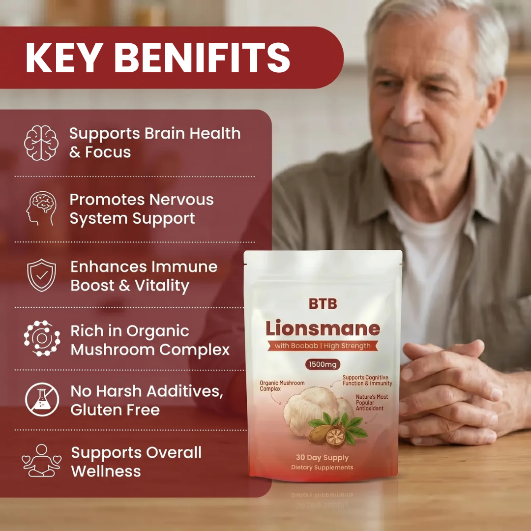 Lions Mane Extract - 1000mg Capsules
