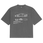 Orthographic Huracan Tee