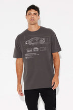 Orthographic Huracan Tee