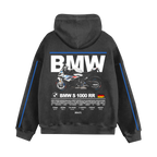 S1K Washed Moto Hoodie