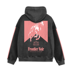 Pink Frontier Noir Hoodie